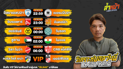 บอลวันนี้ วิเคราะห์บอลวันนี้ ทีเด็ดบอล บอลเต็ง บอลสเต็ป วันพุธที่ 4 กันยายน พ.ศ.2567 ล้ำหน้า 