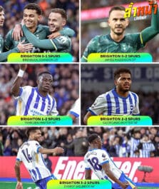 ไก่เดือยทองเจ็บลึก ขึ้นนำก่อน แต่กลับพ่าย Brighton แบบงงๆ ล้ำหน้า Official